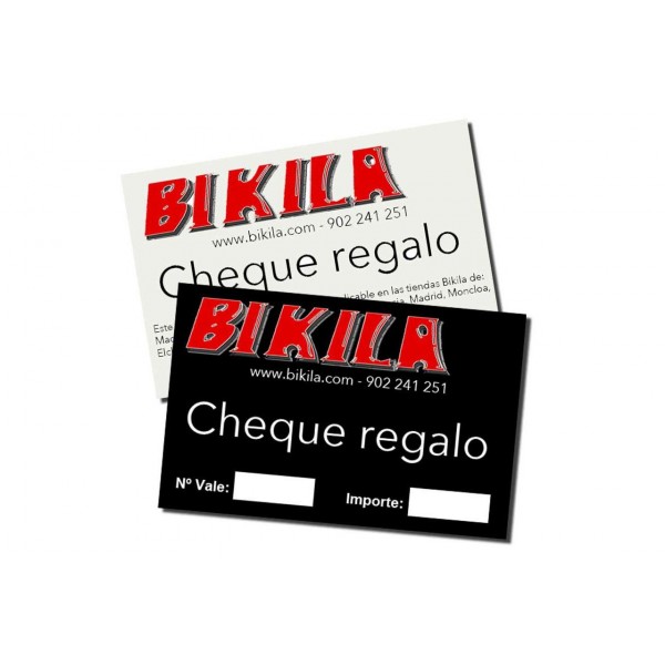 Bikila CHEQUE REGALO 100 EUROS