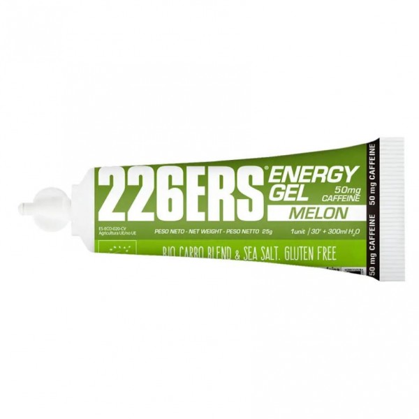 226ERS-ENERGY GEL BIO 25GR 50MG CAFFEINE MELON