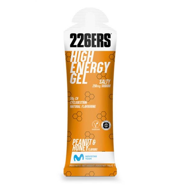 226ERS-HIGH ENERGY GEL 76GR SALTY PEANUT HONEY