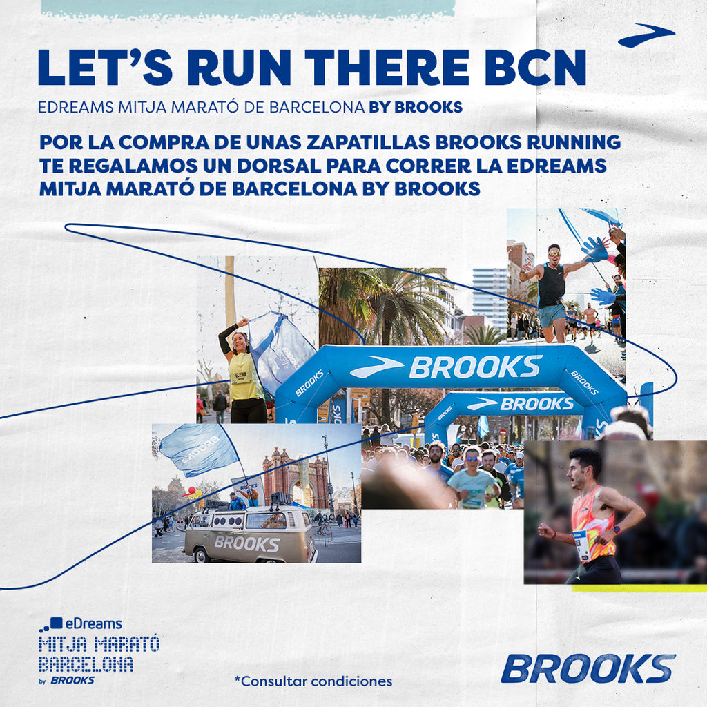 Brooks te regala el dorsal de la eDreams Mitja Marató de Barcelona by Brooks