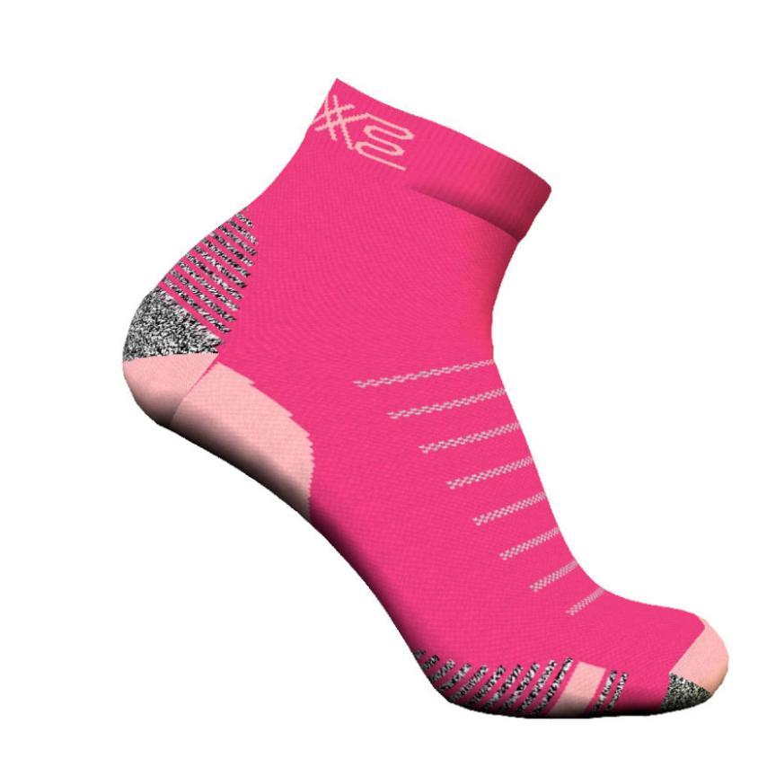 Sweet Smile QUARTER RUNNING GRIP SOCKS - 1