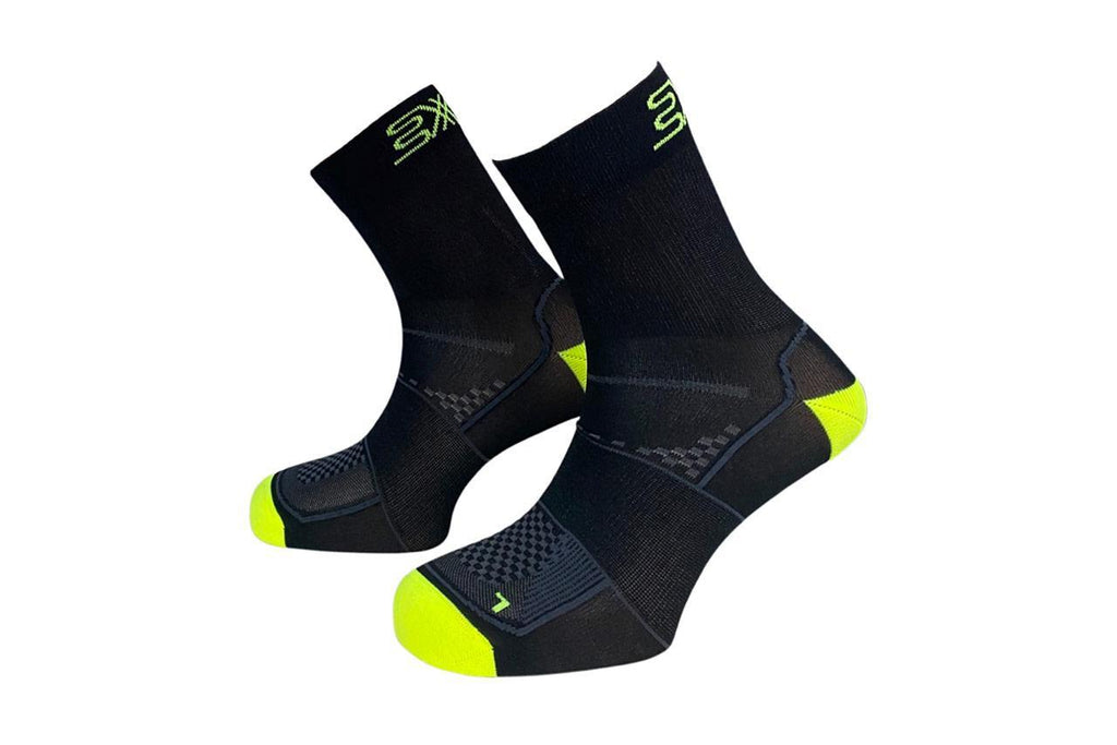 Sweet Smile LONG RUNNING SOCKS BK YL - 1